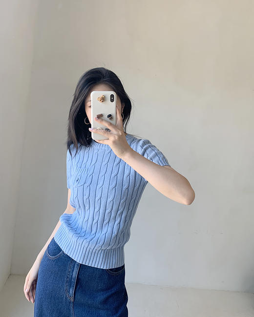 单品包邮现货 THS 6.5- polo RL家 纽约老钱复古 纯元PRL/绞花扭结长绒棉马球刺绣 短袖 7色 BH2527 商品图6