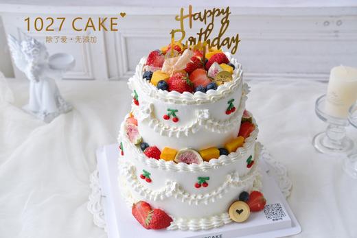 1027CAKE | 双层蛋糕 水果装饰 商品图1