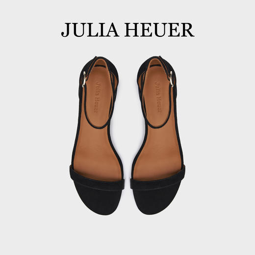 Julia Heuer 简约清凉一字带粗跟凉鞋 商品图7