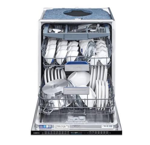 西门子（510159
）SJ65ZX00MC16套大容量全能舱洗碗机全嵌入式16套晶蕾PRO烘干 除菌存储 触控式 带黑色面板 商品图0