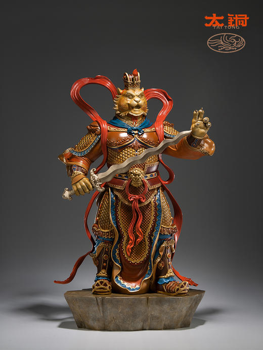 太铜 铜摆件《百兽之王》限量99尊 艺术品桌面客厅家居装饰品礼品 商品图2