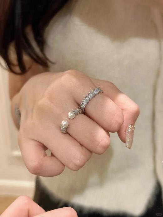 ninina高级感珍珠戒指叠戴套装 商品图0