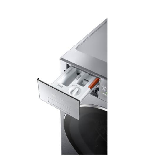 东芝（252113）洗衣机 纯平全嵌10公斤滚筒UFB超微泡 澎湃巨浪洗 纳米粒子鲜衣 DG-10T25B 商品图2