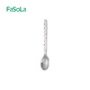 FaSoLa不锈钢餐勺高颜值家用长柄加厚成人调羹汤匙儿童吃饭勺子 商品缩略图5
