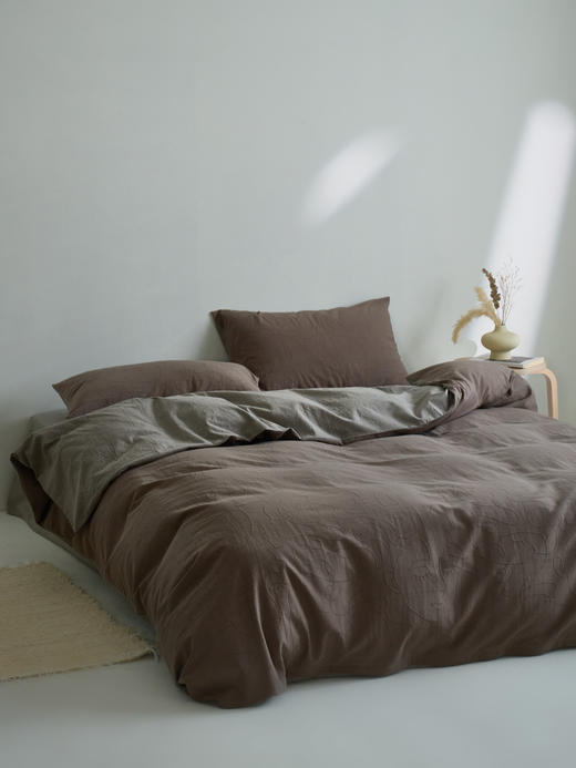 顶柔 水洗棉提花四件套双层纱婴儿级触感，柔然舒适；3D立体提花+水洗工艺，将纱布柔软度发挥到极致 商品图5