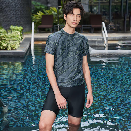 【商场同款】熳洁儿 夏日新款泳装女士连体裙装时尚24206302/24206901 商品图2