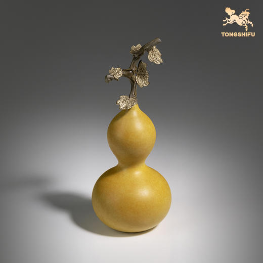 铜师傅 铜摆件《福禄之飞黄腾达》葫芦桌面客厅办公室家居装饰品摆件 商品图2