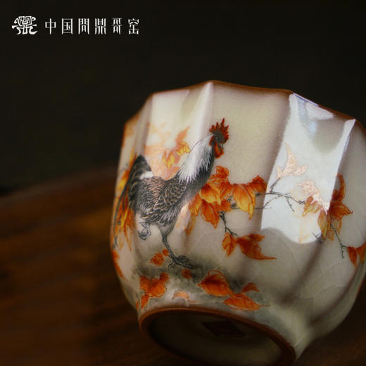 问鼎哥窑致巧款菩提杯（金鸡独立）（缺货） 商品图2
