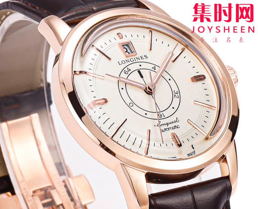 浪琴 LONGINES 新的经典复古康卡斯系列 男士腕表 这款腕表以浪琴1959年推出的康卡斯系列作品为设计灵感 商品图3