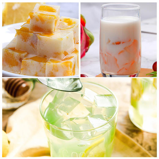 美粥食客白凉粉100g 家用自制凉粉 果冻专用粉 果冻冰粉易成型 好吃好玩 手作达人-QQ 商品图2