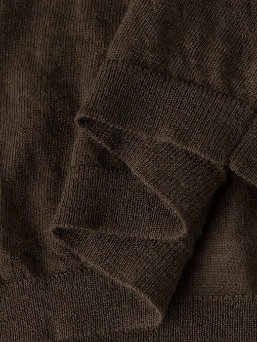 COCO ZONE”100水溶羊毛“藏不住一点圆领针织开衫单排扣短袖上衣CC2B1127 商品图5