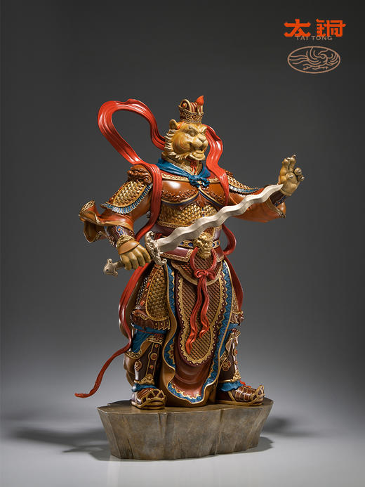 太铜 铜摆件《百兽之王》限量99尊 艺术品桌面客厅家居装饰品礼品 商品图1