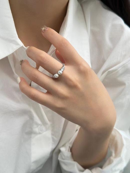 ninina高级感珍珠戒指叠戴套装 商品图2