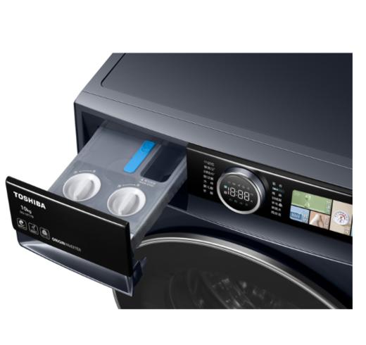 东芝（252123）T系10公斤滚筒UFB超微泡功能 纳米级洁净 澎湃巨浪洗 洗衣机 超薄全嵌银 离子除菌 喷淋洗涤DG-10T17B 商品图2