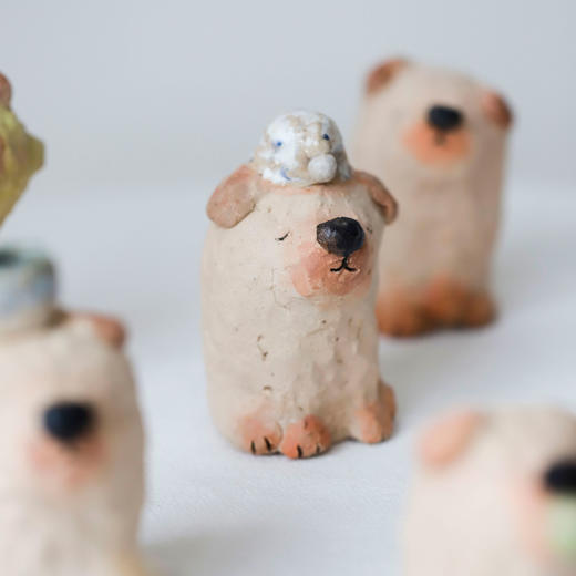 中国 peiyun 小动物摆件 粗陶手工制作 商品图0