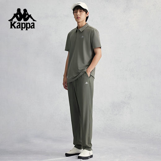 kappa卡帕背靠背休闲运动polo衫男2024新款夏季透气短袖t恤上衣潮K0E32PD50D 商品图4