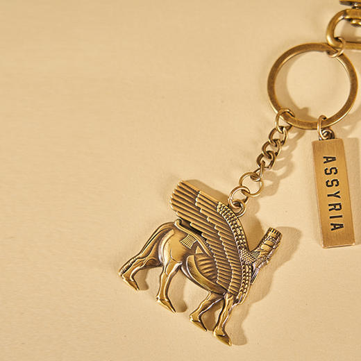 大英博物馆X苏州博物馆亚述系列 人首翼牛图 生命之树 挂件钥匙扣 商品图3
