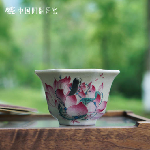 问鼎哥窑八方杯（山海经蛇身人面神）（缺货） 商品图0