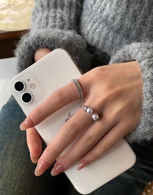 ninina高级感珍珠戒指叠戴套装 商品图10