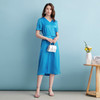 EITIE爱特爱夏季新款V领时尚优雅连衣裙7407160 商品缩略图3