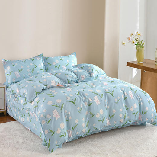 【洁丽雅】 “馨香铃兰”柔肤四件套 JLY-TJ863 被套 200*230cm 商品图0