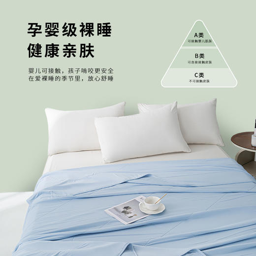 【嘉莉娅硅胶被】婴儿级裸睡 健康亲肤 凉感舒爽 一瞬凉 持久凉 透气吸汗 干爽舒适 商品图2