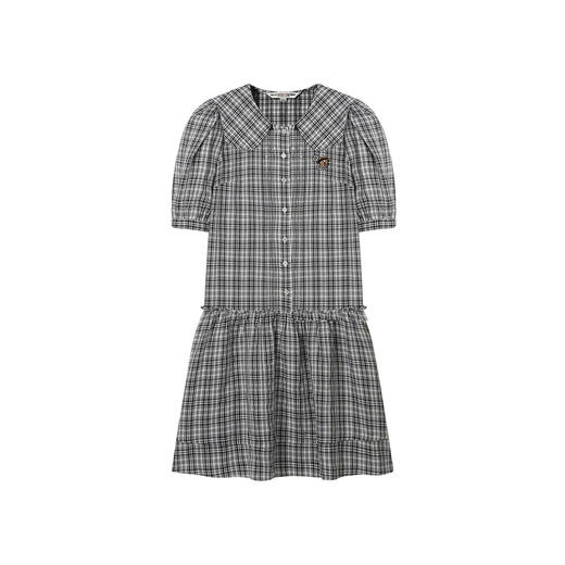 TeenieWeenie小熊卡通格纹连衣裙女夏季女短裙TTOW24M310Z 商品图2