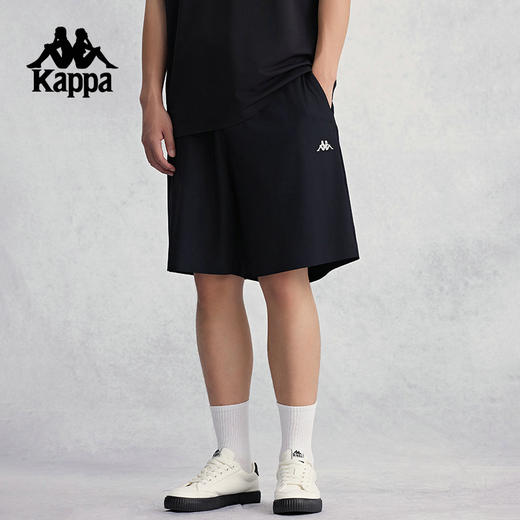 Kappa卡帕背靠背夏季运动短裤男弹力凉感跑步五分裤美式篮球裤子K0E32DY50D 商品图1