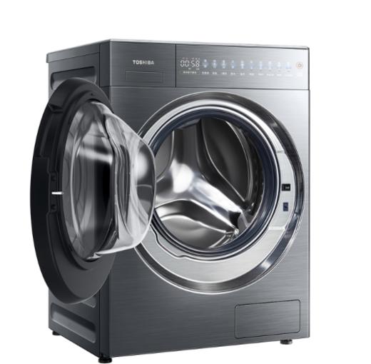 东芝（252113）洗衣机 纯平全嵌10公斤滚筒UFB超微泡 澎湃巨浪洗 纳米粒子鲜衣 DG-10T25B 商品图3