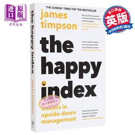 【中商原版】幸福指数 颠覆式管理的教训 The Happy Index 英文原版 James Timpson OBE Timpson执行官 零售商经济管理