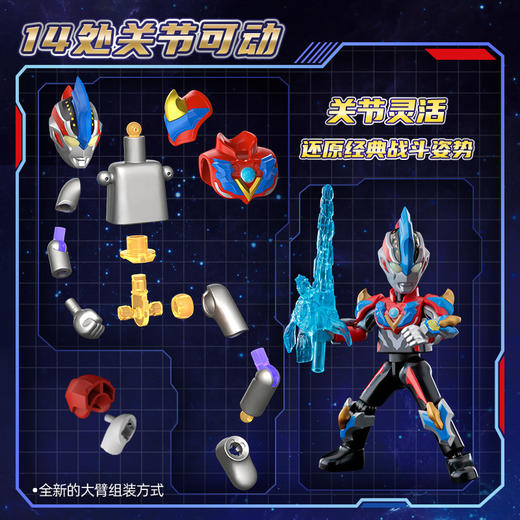 布鲁可 奥特名鉴群星版第9弹-璀璨银河盲盒整套不重复 商品图6