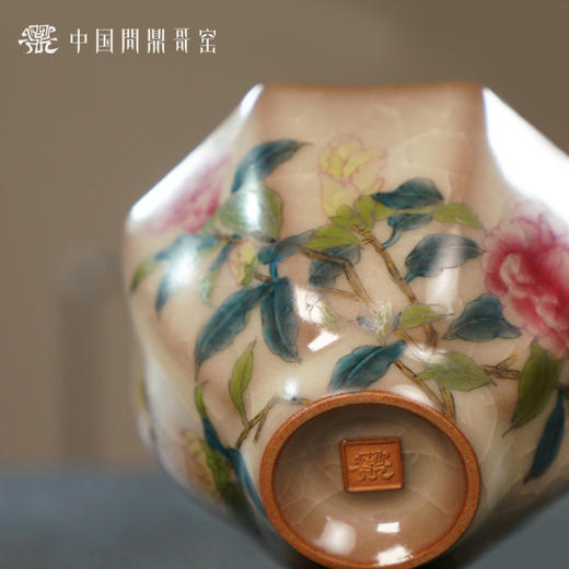 问鼎哥窑致巧款暮雪杯（灼若牡丹）（缺货） 商品图3