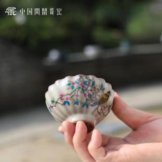 问鼎哥窑致巧款青莲杯（春来花繁）（缺货） 商品图1