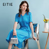 EITIE爱特爱夏季新款V领时尚优雅连衣裙7407160 商品缩略图0