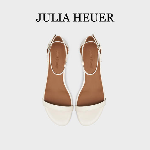 Julia Heuer 简约清凉一字带粗跟凉鞋 商品图6