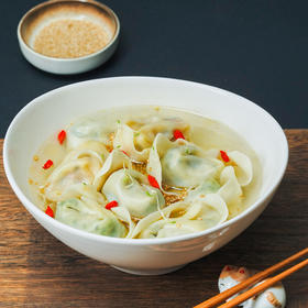 妙维根 净素大馄饨 手工大云吞 308g*3袋 (12只/袋)