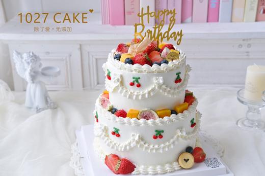 1027CAKE | 双层蛋糕 水果装饰 商品图0