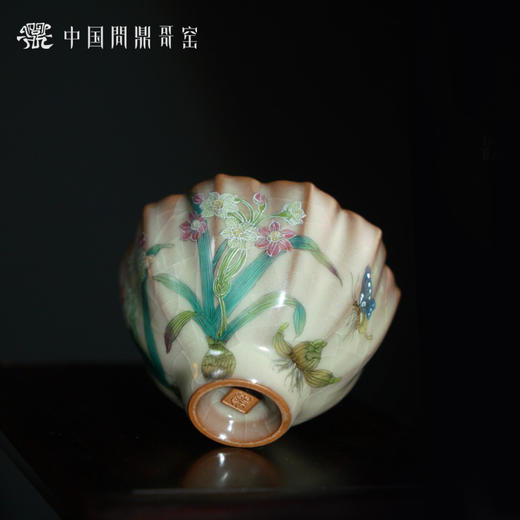 问鼎哥窑致巧款青葵杯（俪兰仙姿）（缺货） 商品图1