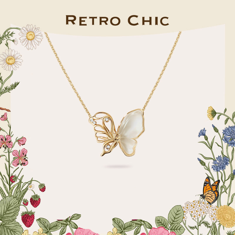 Garden of Eden 伊甸园系列 | 水晶蝴蝶项链