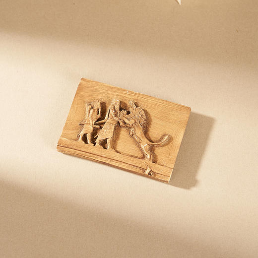 大英博物馆x苏州博物馆亚述系列 亚述巴尼拔策马猎狮 大洪水石板 人首翼牛图 亚述猎狮图 复刻冰箱贴 商品图2