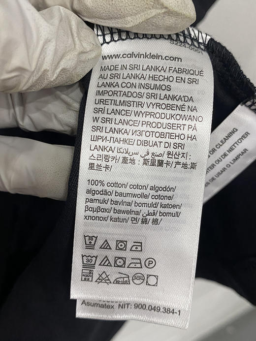 Calvin Klein/CK 男士圆领创意印花纯棉透气舒适休闲短袖T恤 商品图2