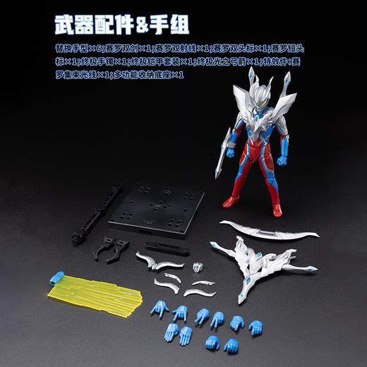 布鲁可 超动积木人-传奇版-终极赛罗AE03BLKC73703 商品图2