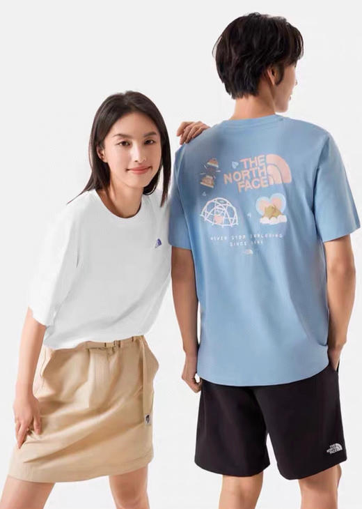 TNF北家新款情侣款爱心户外短袖 商品图2
