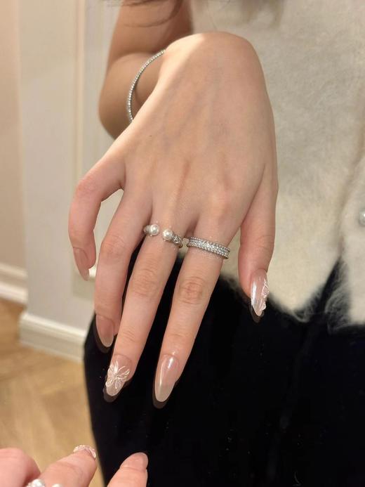 ninina高级感珍珠戒指叠戴套装 商品图5