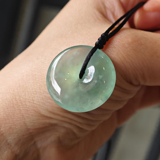 木那飘雪花棉甜美平安玉扣 商品图1