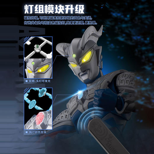 布鲁可 超动积木人-传奇版-终极赛罗AE03BLKC73703 商品图3