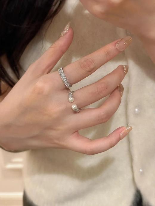 ninina高级感珍珠戒指叠戴套装 商品图4