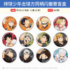 日本正版 排球少年击球方同柄闪徽章吧唧盲盒 日向影山周边谷子 商品缩略图0