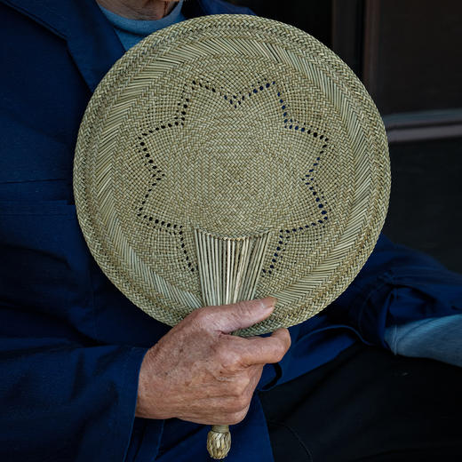 手工草编蒲扇 岭根草编扇子 夏日驱蚊纳凉手摇扇蒲扇 商品图1