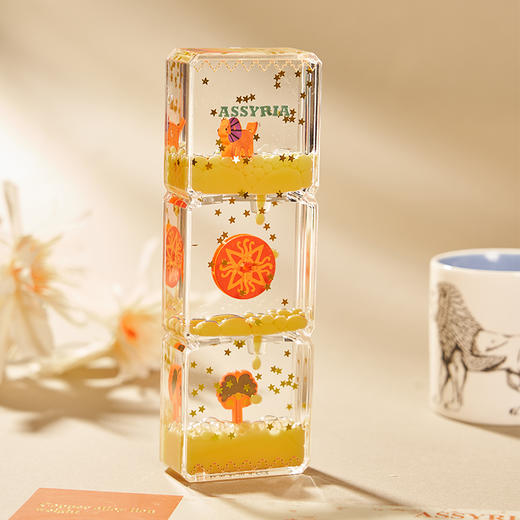 大英博物馆x苏州博物馆亚述系列 萌版狮子 流油沙漏 摆件 商品图1